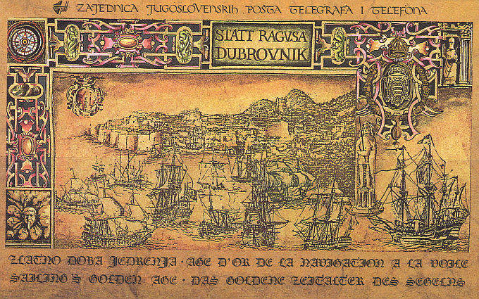 Handelsschiffe vor Dubrovnik