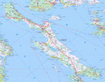 Map of Cres Island